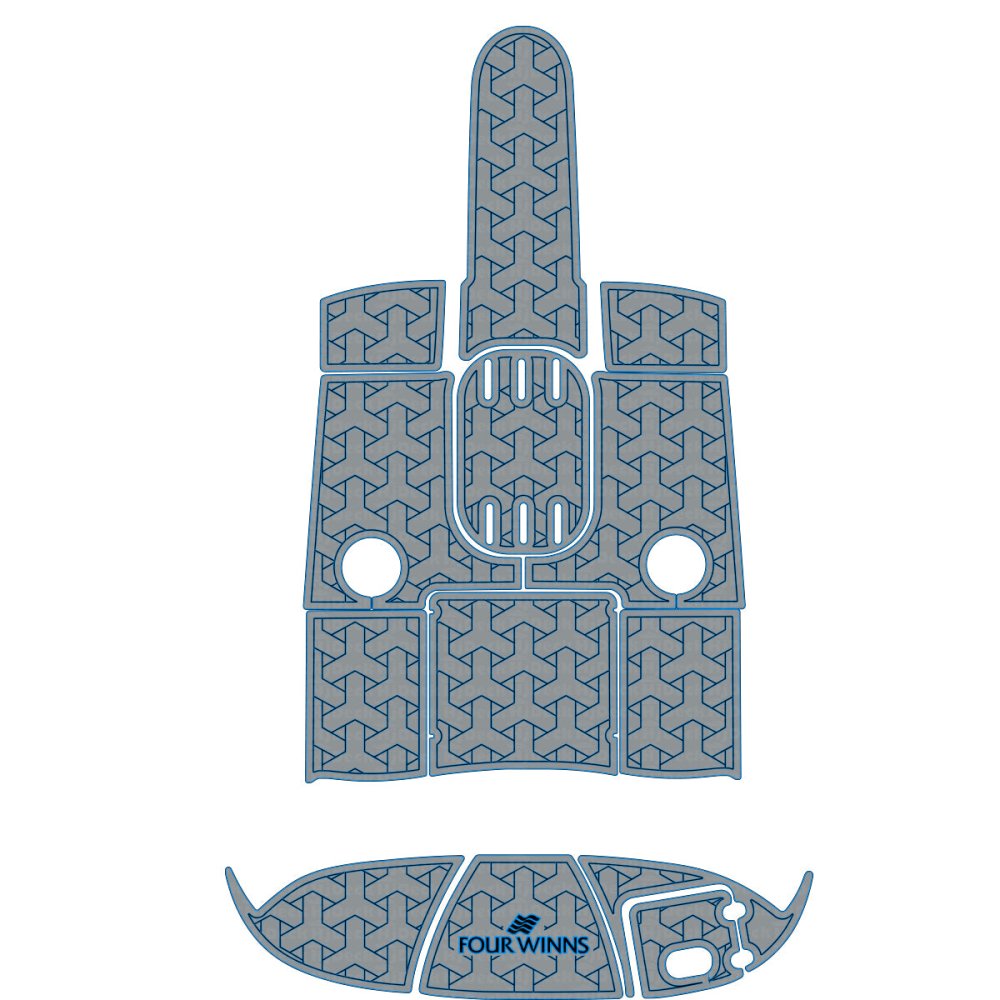 2005 - 2008 Four Winns H200 EVA Foam Boat Swim Deck Mat Flooring Marine Decking - HJDECK