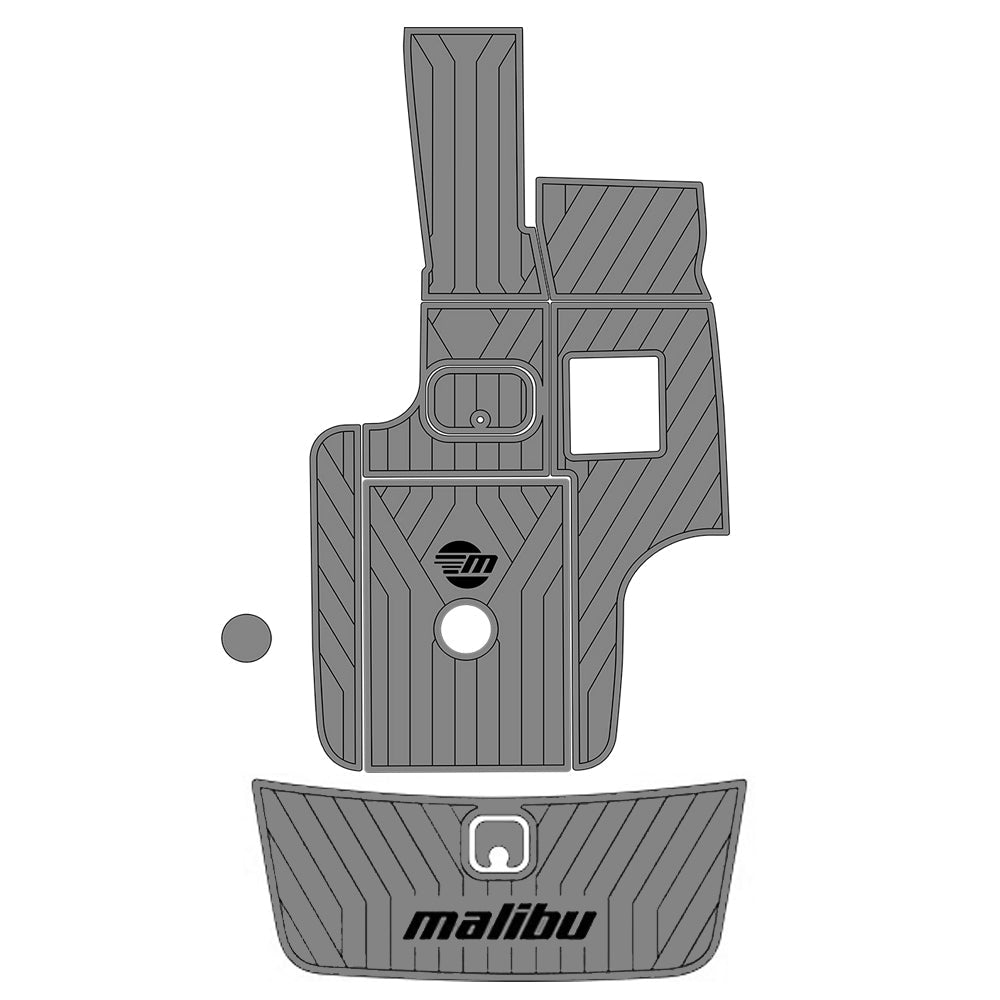 2005 - 2008 MALIBU 21 VLX EVA Foam Faux Teak Boat Mat Flooring Marine Decking - HJDECK