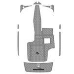 2005 - 2008 MALIBU 21 VLX EVA Foam Faux Teak Boat Mat Flooring Marine Decking - HJDECK