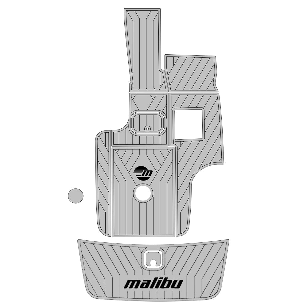 2005 - 2008 MALIBU 21 VLX EVA Foam Faux Teak Boat Mat Flooring Marine Decking - HJDECK