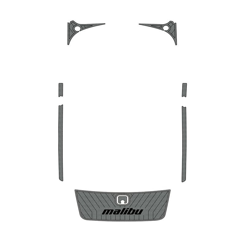 2005 - 2009 MALIBU 21 VLX Swim Platform Deck Mat EVA Foam Faux Teak Boat Flooring - HJDECK