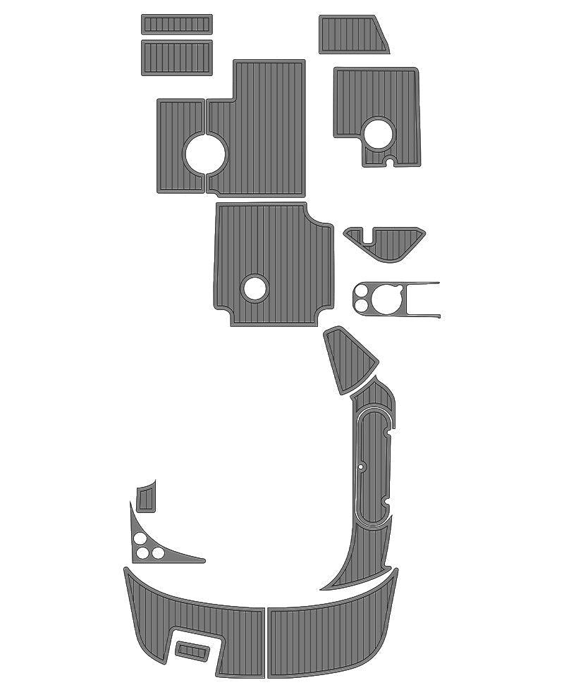 2005-2009 Rinker Captiva 262 Cuddy EVA Foam Boat Deck Mat Flooring - HJDECK