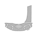 2005 - 2010 Chaparral 256 SSX Faux Teak Boat Flooring EVA Foam Decking Kits - HJDECK