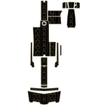 2005 - 2013 Mastercraft X45 Faux Teak Boat Flooring Marine Deck Mat - HJDECK