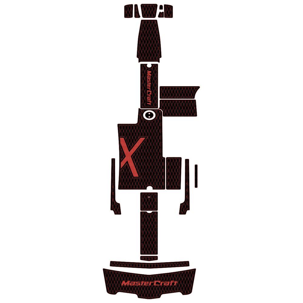 2005 - 2015 Mastercraft X45 Faux Teak Boat Flooring Marine Deck Mat - HJDECK