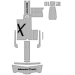 2005 - 2015 Mastercraft X45 Faux Teak Boat Flooring Marine Deck Mat - HJDECK