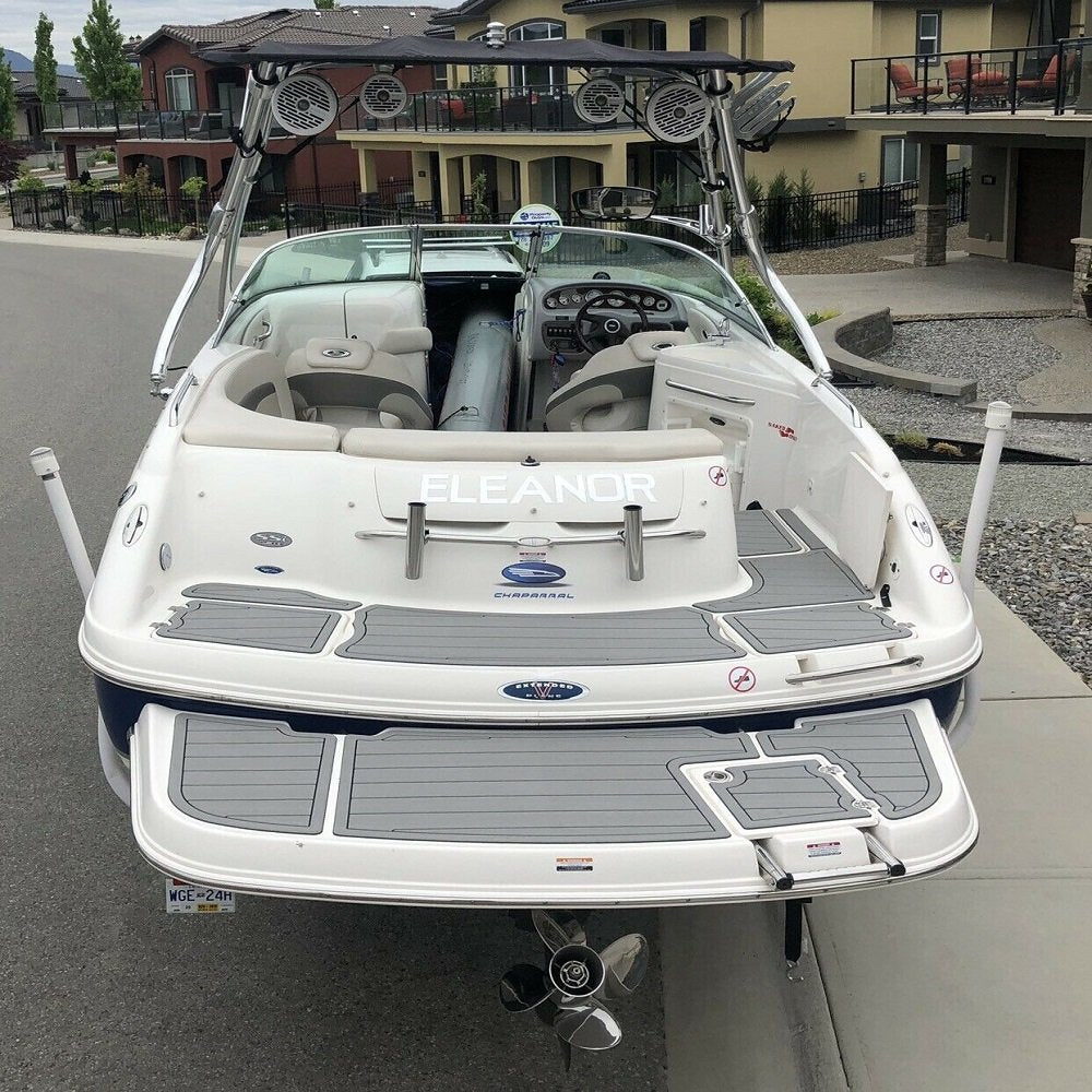 2005 Chaparral 230 SSI EVA Foam Teak Deck Flooring Swim Step Mats - HJDECK