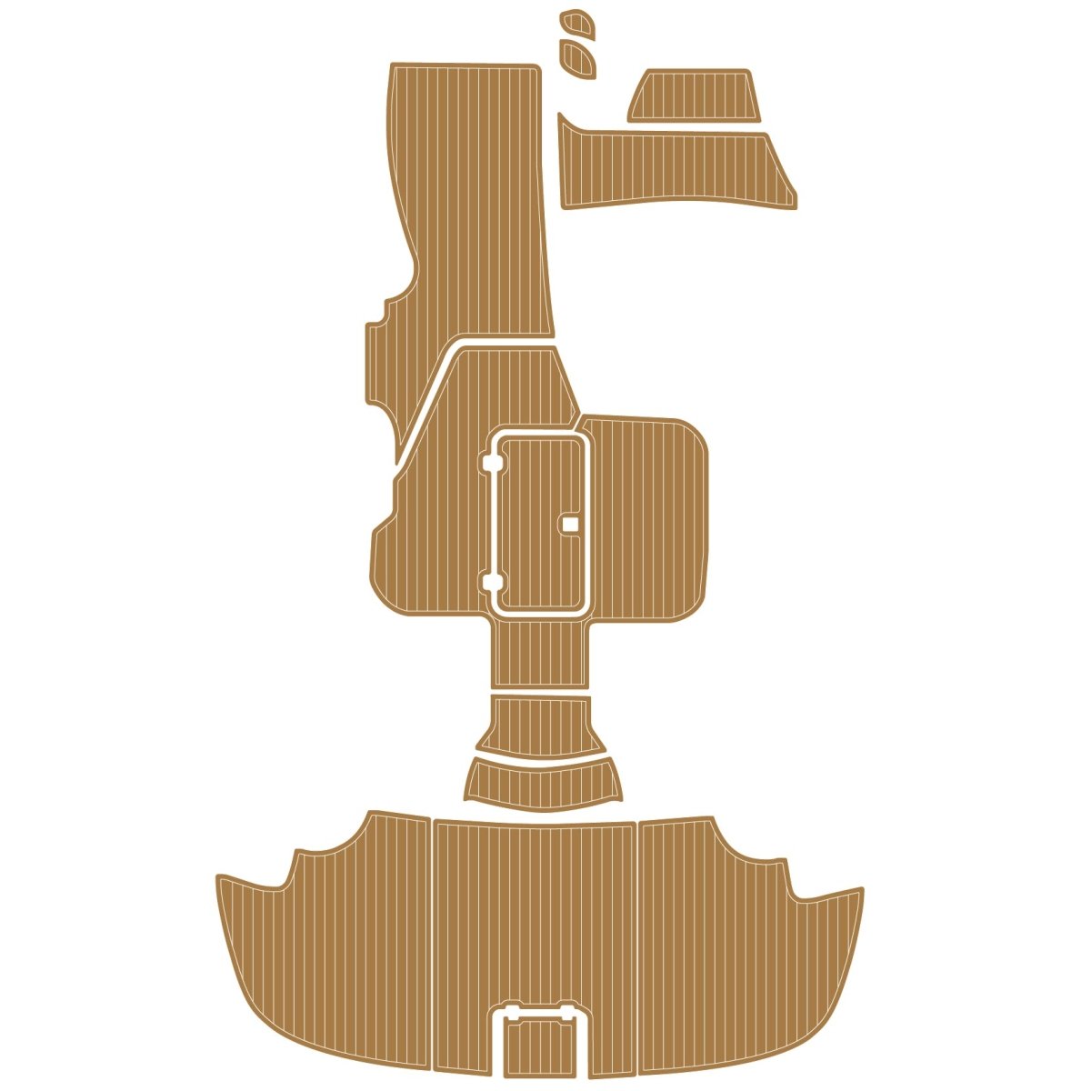 2005 Doral 36 Swim Step & Cockpit EVA Foam Boat Flooring Kits - HJDECK