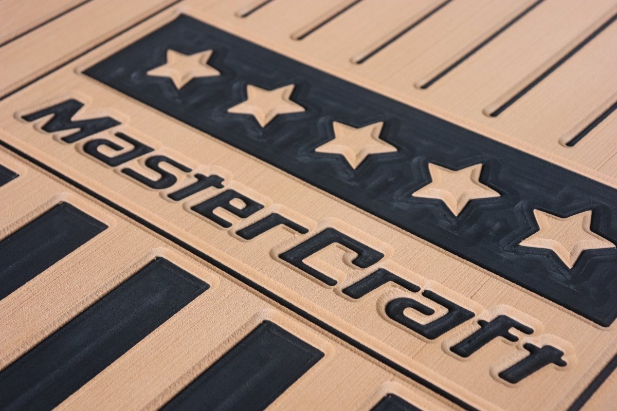 2005 Larson 310 Cabrio Foam Teak Deck Floor Mat Kit - HJDECK