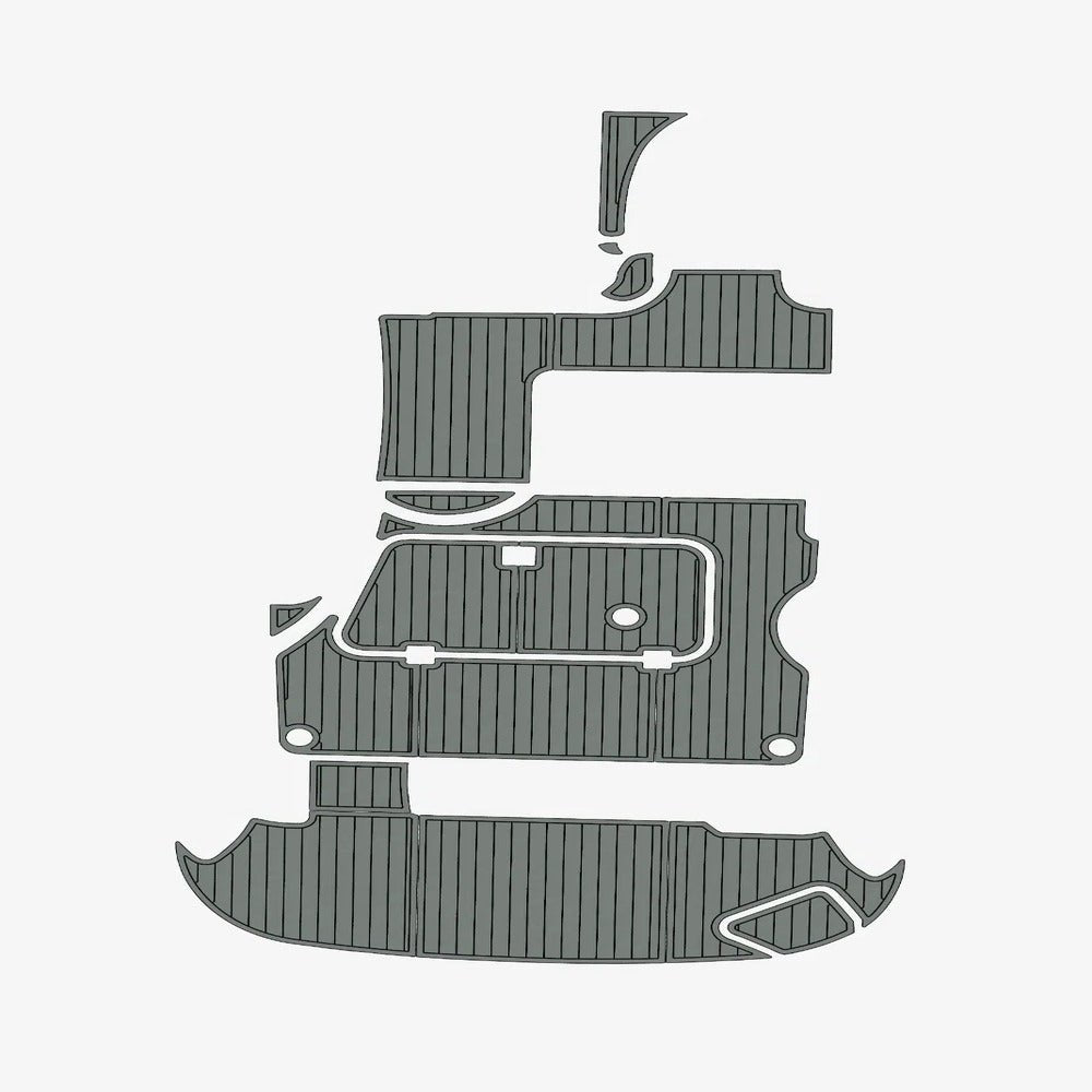 2005 Larson 310 Cabrio Foam Teak Deck Floor Mat Kit - HJDECK