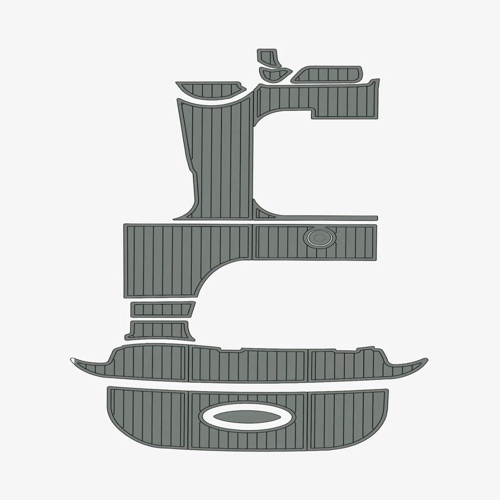 2005 Larson Cabrio 290 Foam Teak Deck Floor Mats - HJDECK