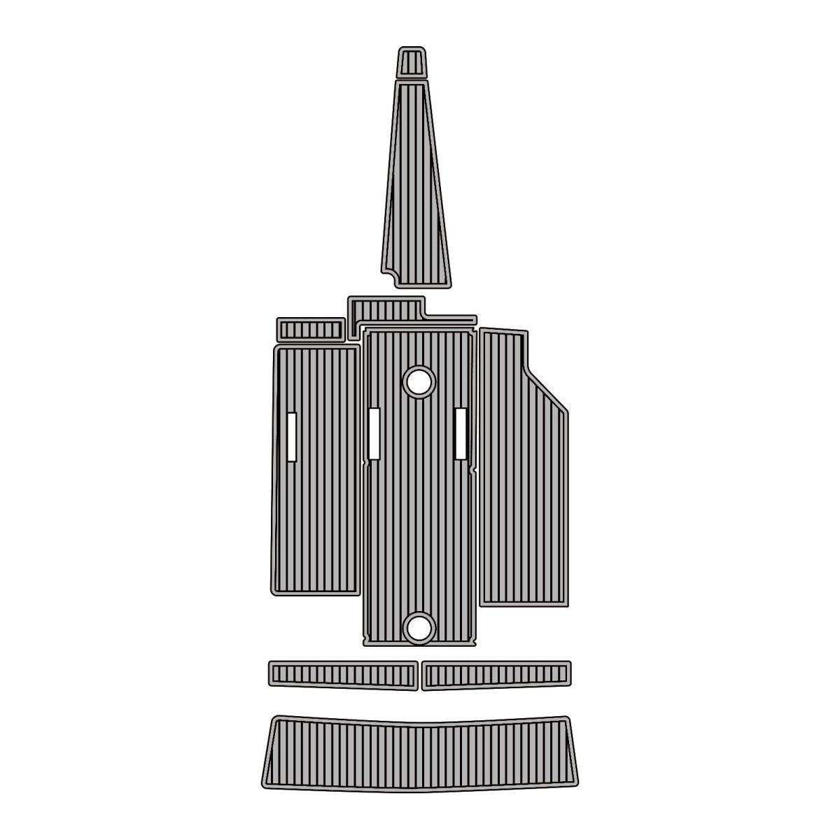 2005 MACH 1 BAHA CRUISER Non Slip Boat Flooring Decking Pad - HJDECK