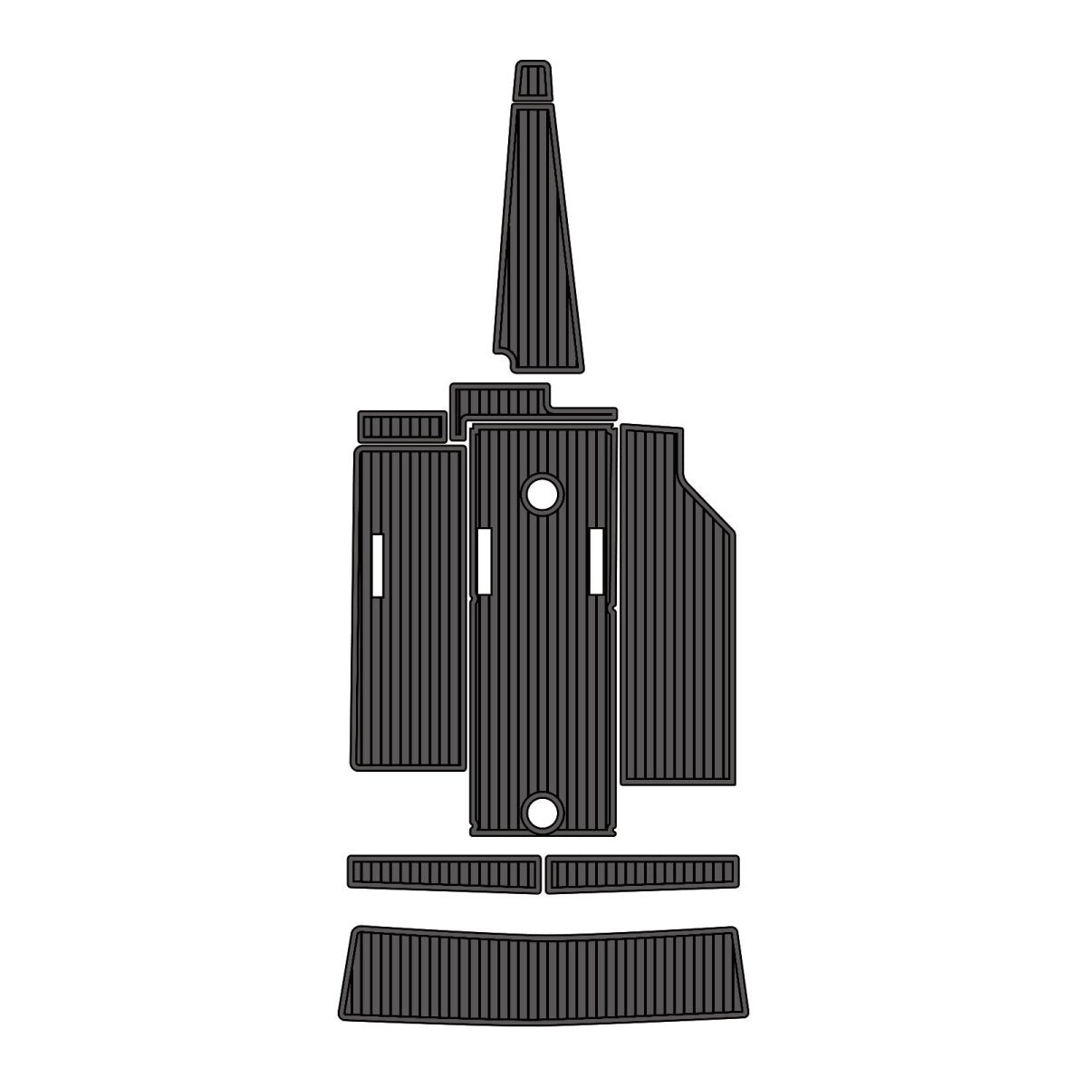 2005 MACH 1 BAHA CRUISER Non Slip Boat Flooring Decking Pad - HJDECK