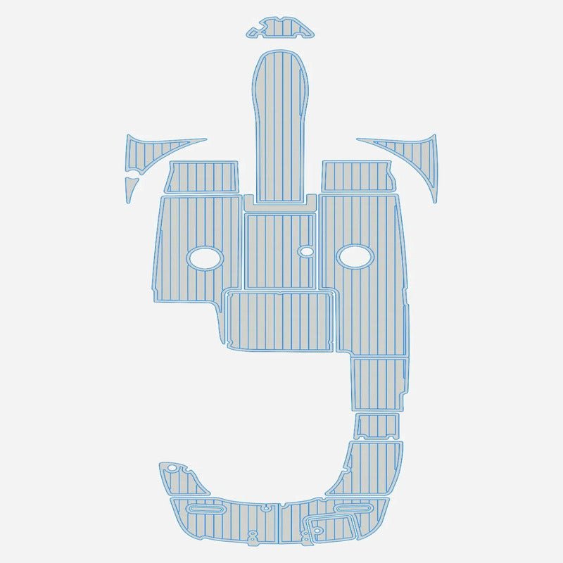 2005 Monterey 228 SI EVA Foam precut Boat Flooring Kits - HJDECK