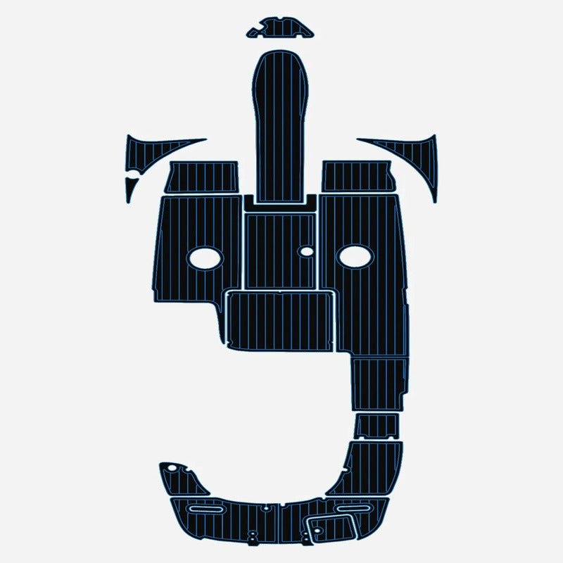 2005 Monterey 228 SI EVA Foam precut Boat Flooring Kits - HJDECK