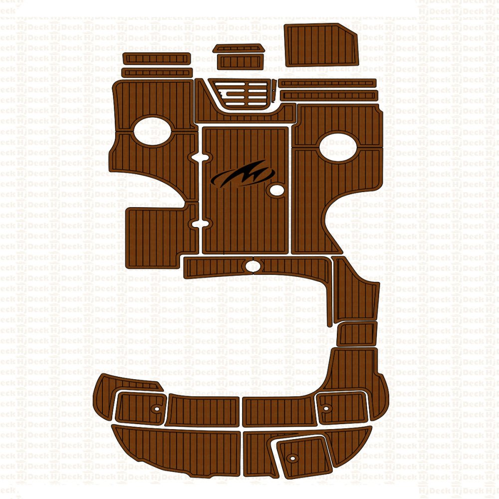 2005 Monterey montura 248 LS cuddy cabin EVA Foam Boat Deck Mat Flooring Kits - HJDECK