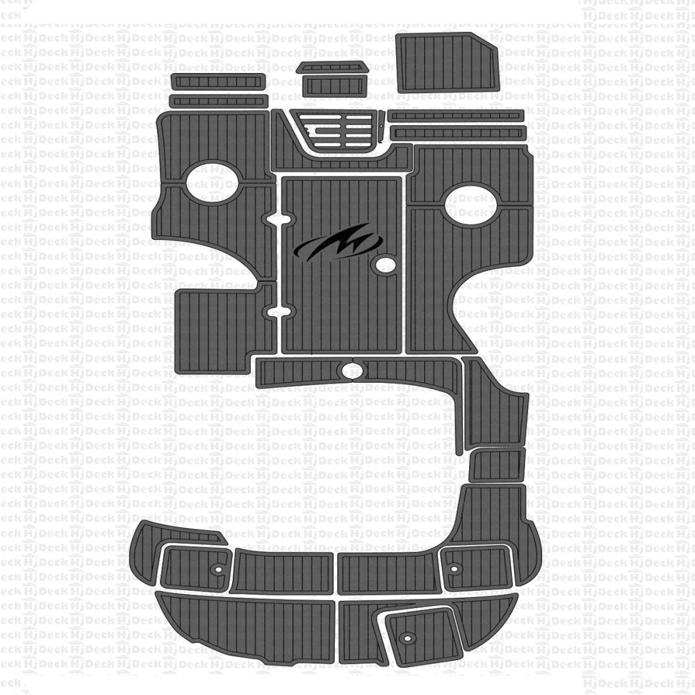 2005 Monterey montura 248 LS cuddy cabin EVA Foam Boat Deck Mat Flooring Kits - HJDECK