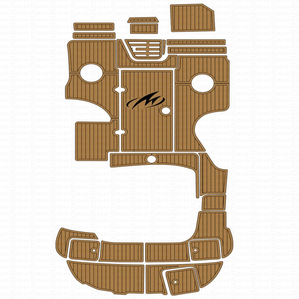 2005 Monterey montura 248 LS cuddy cabin EVA Foam Boat Deck Mat Flooring Kits - HJDECK