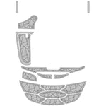 2005 NAUTIQUE 226 EVA Foam Faux Teak Boat Deck Mat Flooring - HJDECK