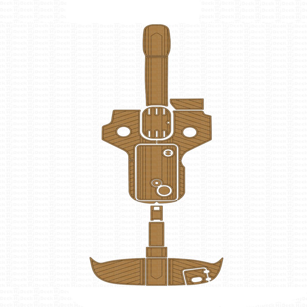 2006 - 2007 Four Winns 260 Horizon (Opt B) Custom Pre - Cut Boat Flooring Kit - HJDECK