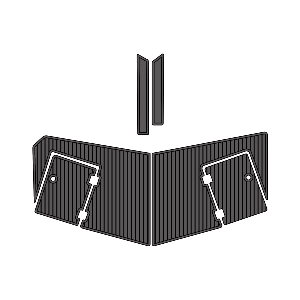 2006 - 2007 Larson LXI 228 Custom EVA Foam Boat Deck Flooring Kits - HJDECK