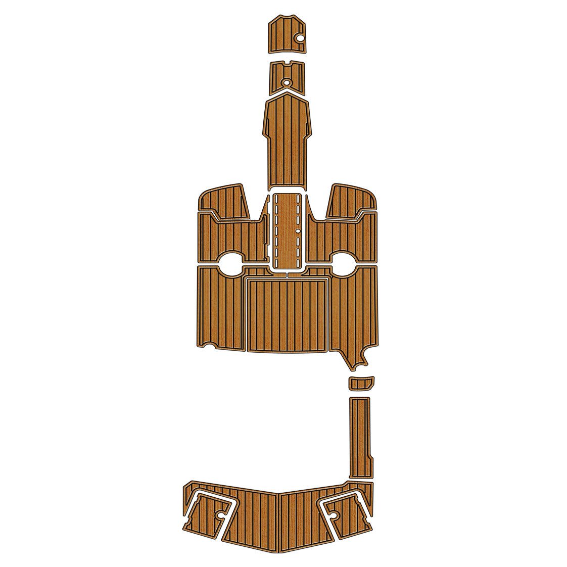 2006 - 2007 Larson LXI 228 Custom EVA Foam Boat Deck Flooring Kits - HJDECK