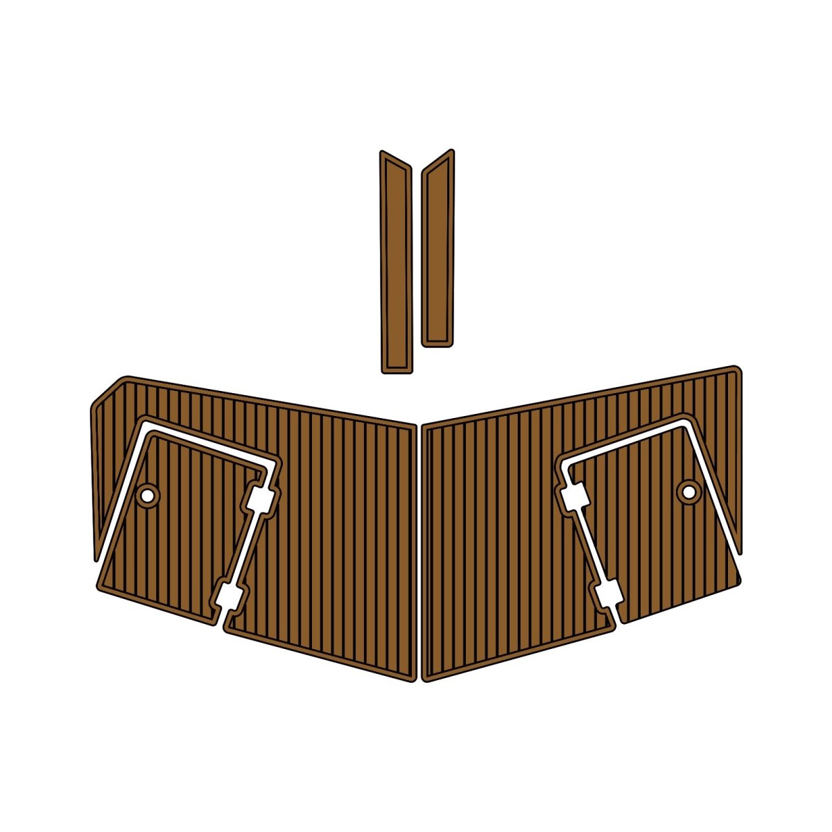 2006 - 2007 Larson LXI 228 Custom EVA Foam Boat Deck Flooring Kits - HJDECK