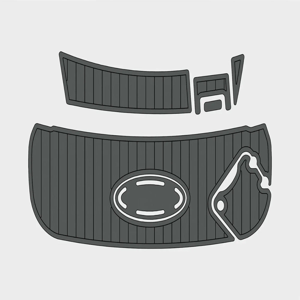 2006 - 2008 Larson 206 Senza Foam Teak Deck Floor Mat - HJDECK