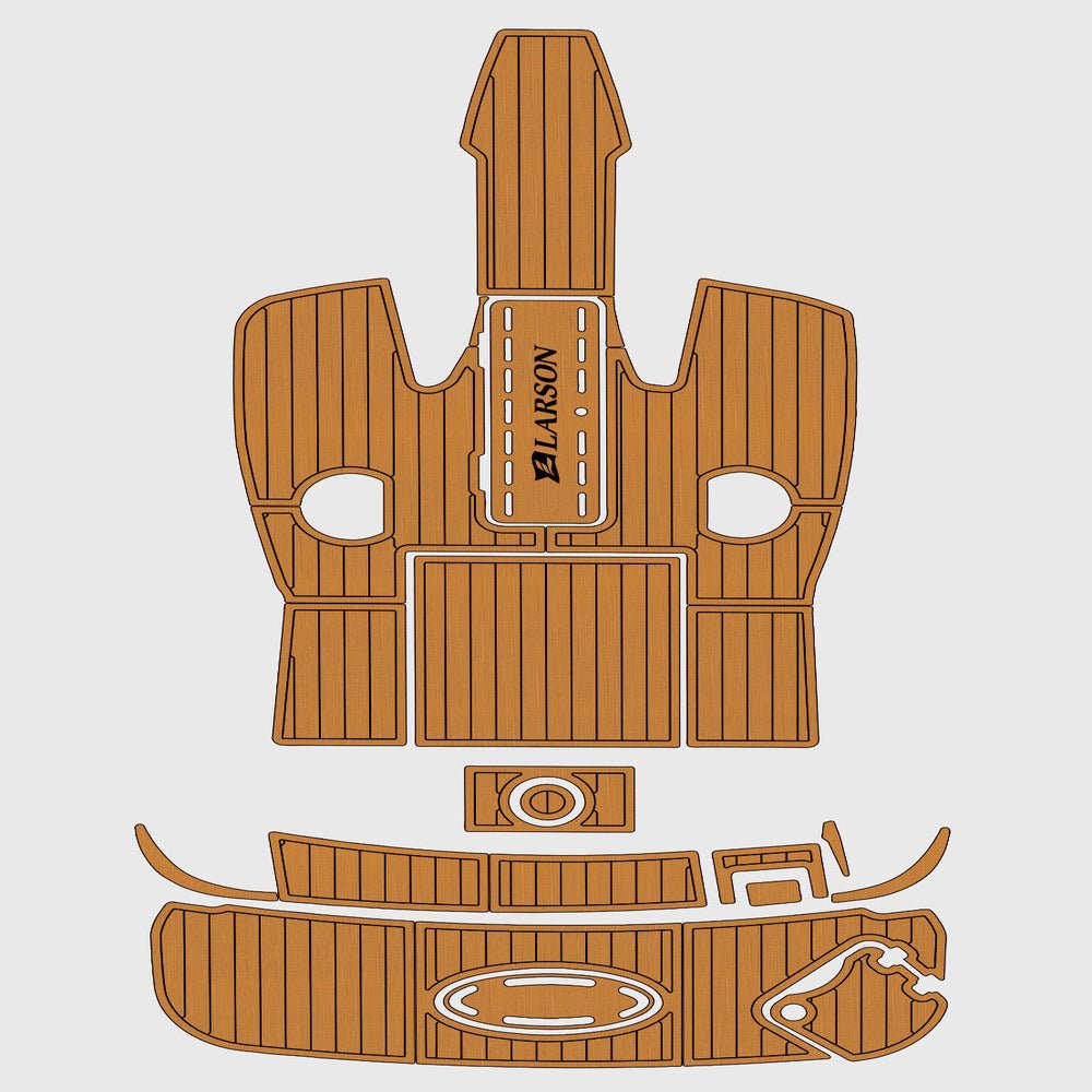 2006 - 2008 Larson 206 Senza Foam Teak Deck Floor Mat - HJDECK