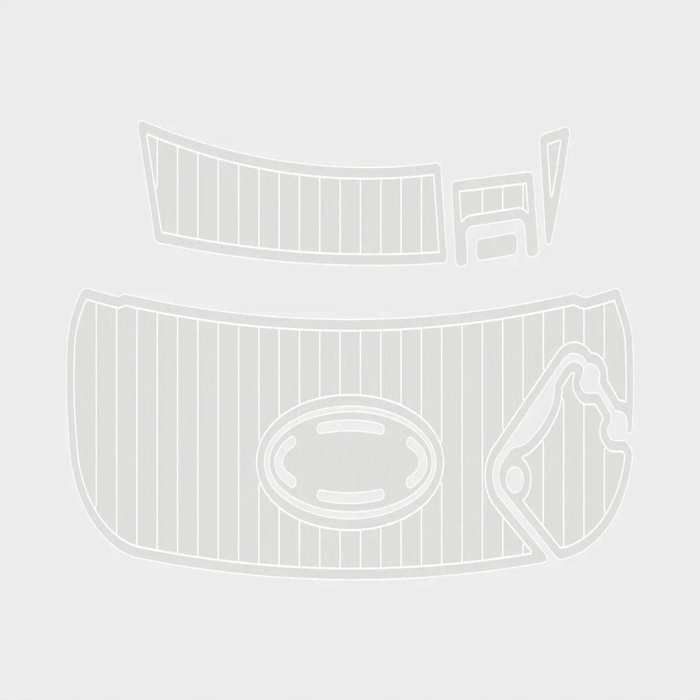 2006 - 2008 Larson 206 Senza Foam Teak Deck Floor Mat - HJDECK