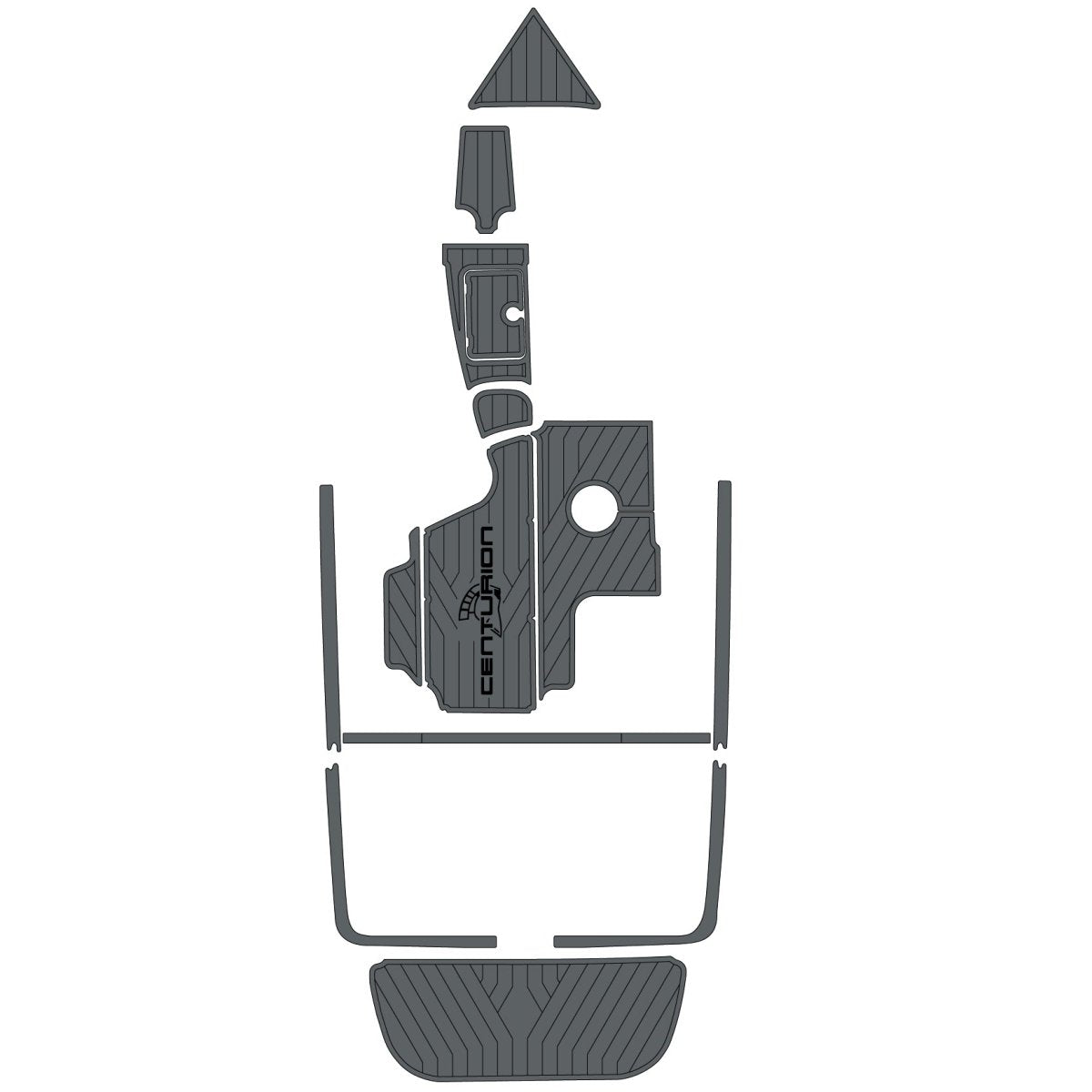 2006 - 2009 Centurion Avalanche C4 EVA Foam Boat Deck Mat Flooring Marine Decking - HJDECK