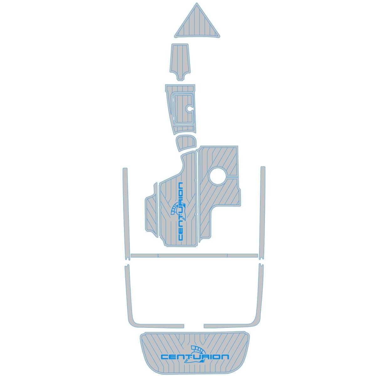 2006 - 2009 Centurion Avalanche C4 EVA Foam Boat Deck Mat Flooring Marine Decking - HJDECK