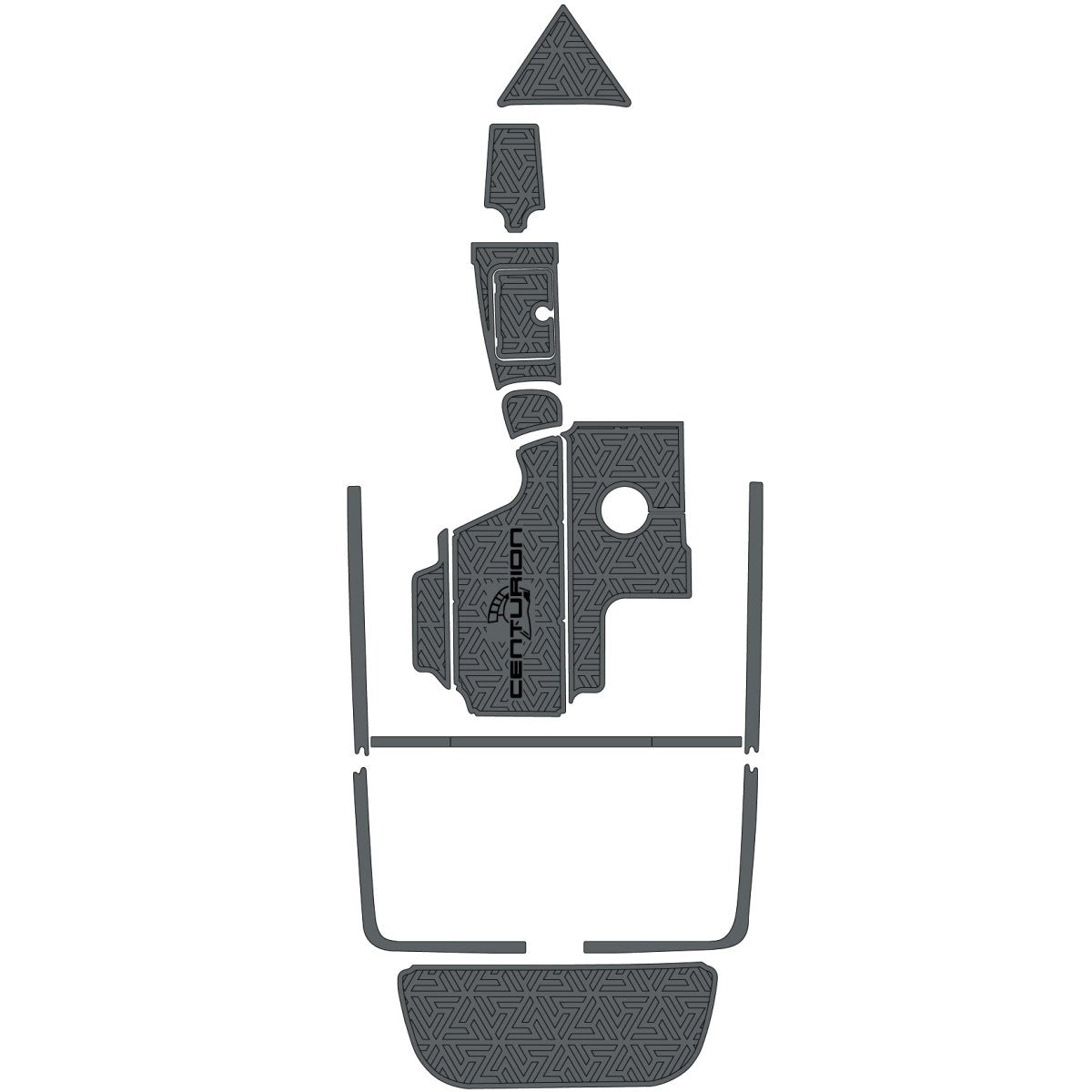 2006 - 2009 Centurion Avalanche C4 EVA Foam Boat Deck Mat Flooring Marine Decking - HJDECK