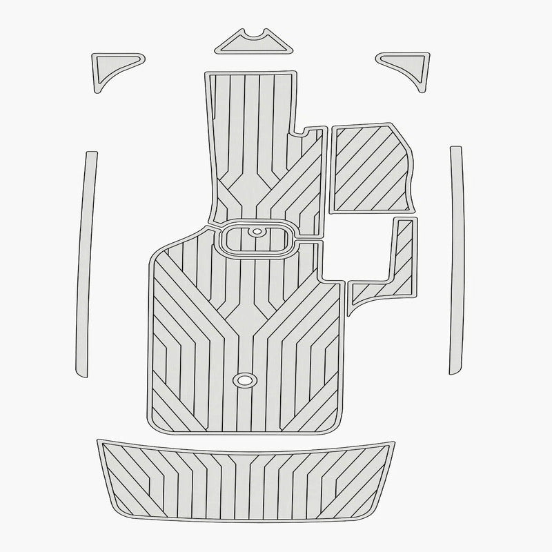 2006 - 2009 Malibu 23 LSV EVA Foam Precut Boat Flooring Kit - HJDECK