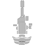 2006 - 2009 Nautique 220 EVA Foam Faux Teak Boat Deck Mat Flooring Marine Decking - HJDECK