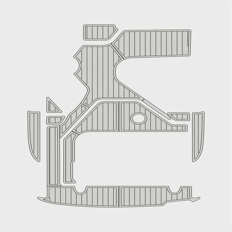 2006 - 2009 Sea Ray 240&245 Sundancer EVA Foam Boat Deck Flooring Kits - HJDECK
