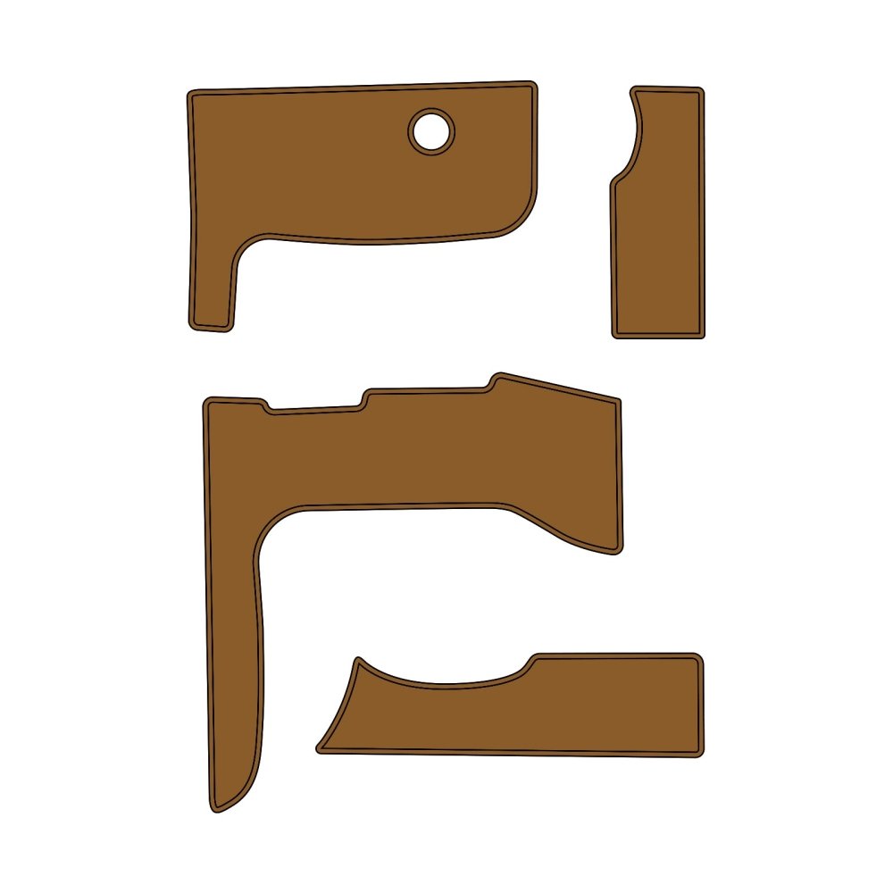 2006 - 2009 SeaRay 400 Sundancer EVA Foam Precut Boat Flooring Kits - HJDECK