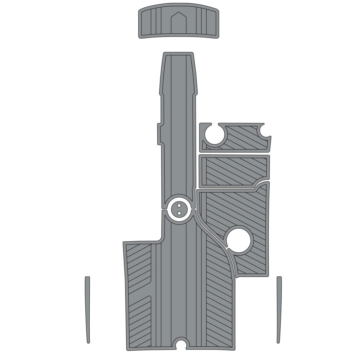 2006 - 2011 MASTERCRAFT X2 EVA Foam Boat Deck Marine Flooring Boat Decking - HJDECK