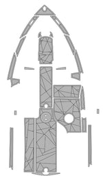 2006 - 2012 MASTERCRAFT X15 EVA Foam Faux Teak Boat Deck MatteMarine Flooring Marine Boat Decking Carpet Leaf Yacht Vehicle Pad - HJDECK