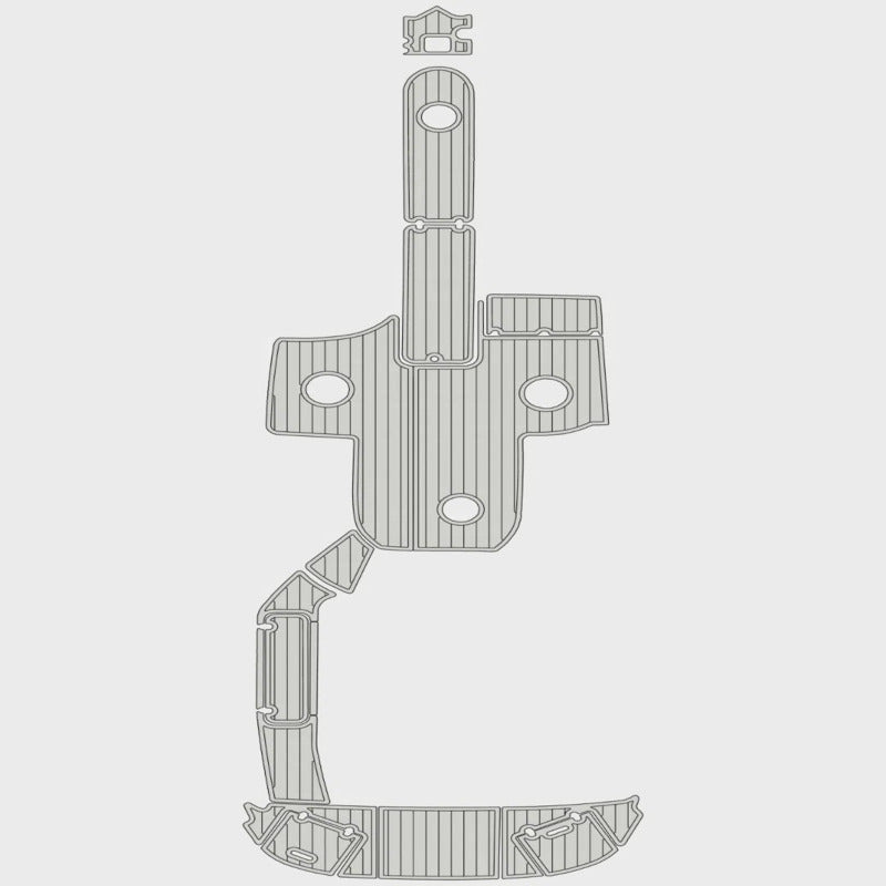 2006 - 2014 RINKER 246 Captiva BR EVA Foam Boat Flooring Kit - HJDECK