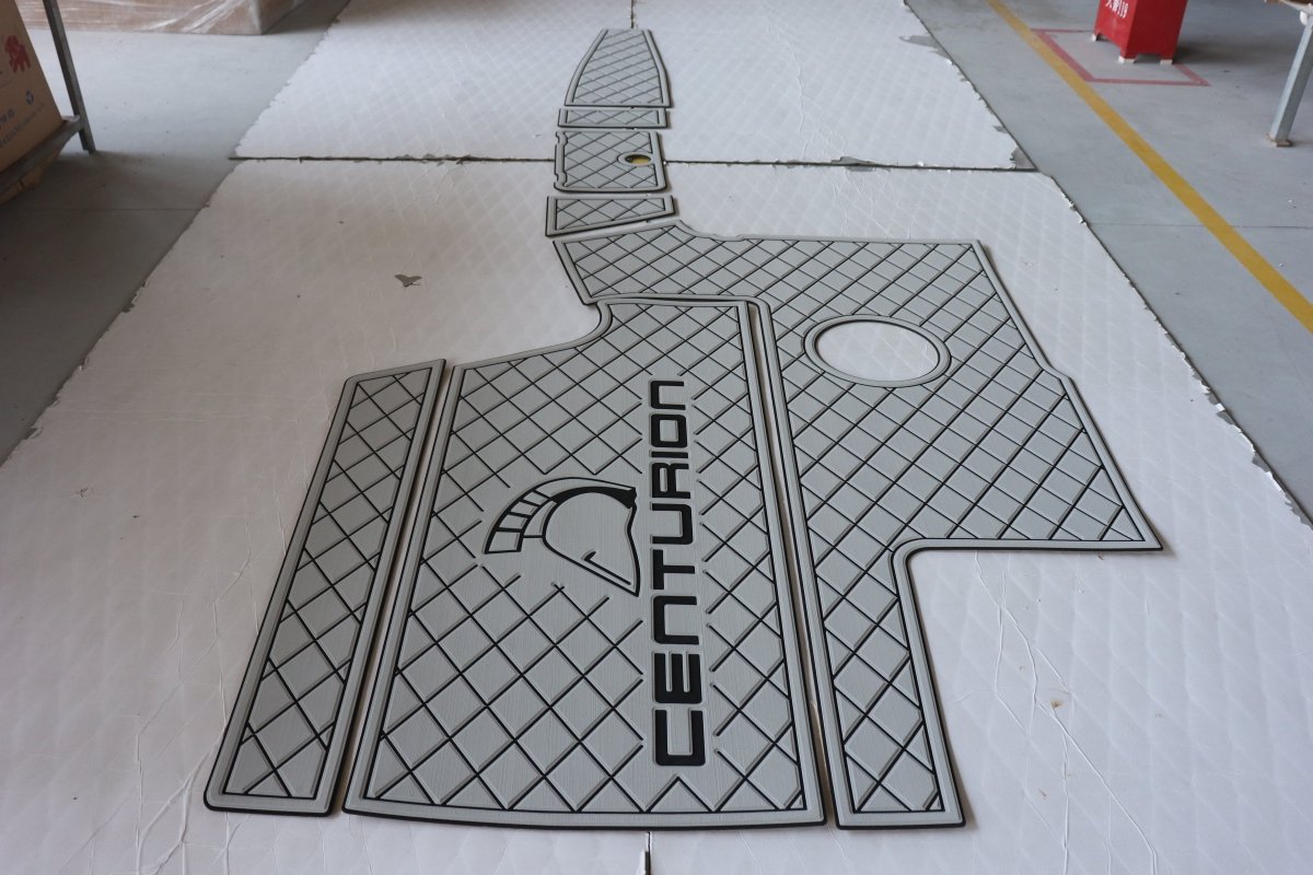 2006 Centurion Lightning C4 Cockpit Mats EVA Foam Faux Teak Boat Deck Flooring - HJDECK