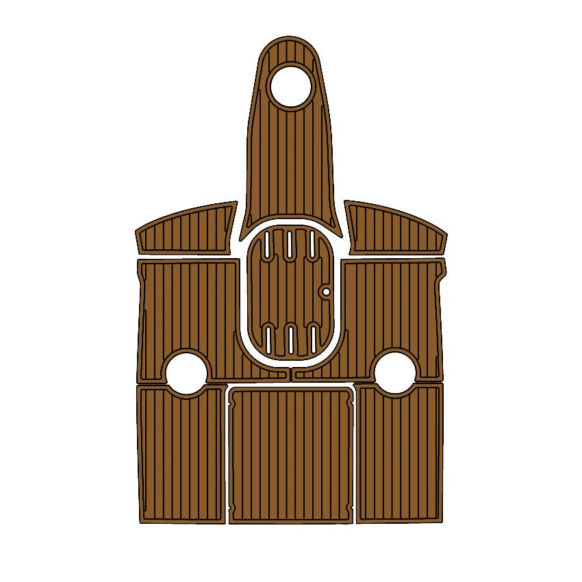 2006 Four Winns 203 Horizon EVA Foam Faux Teak Boat Deck Mat Flooring Marine Decking - HJDECK