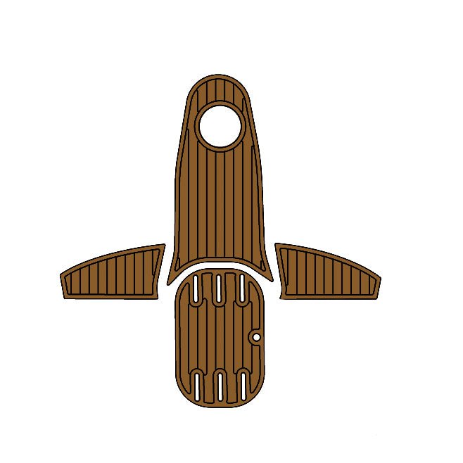 2006 Four Winns 203 Horizon EVA Foam Faux Teak Boat Deck Mat Flooring Marine Decking - HJDECK