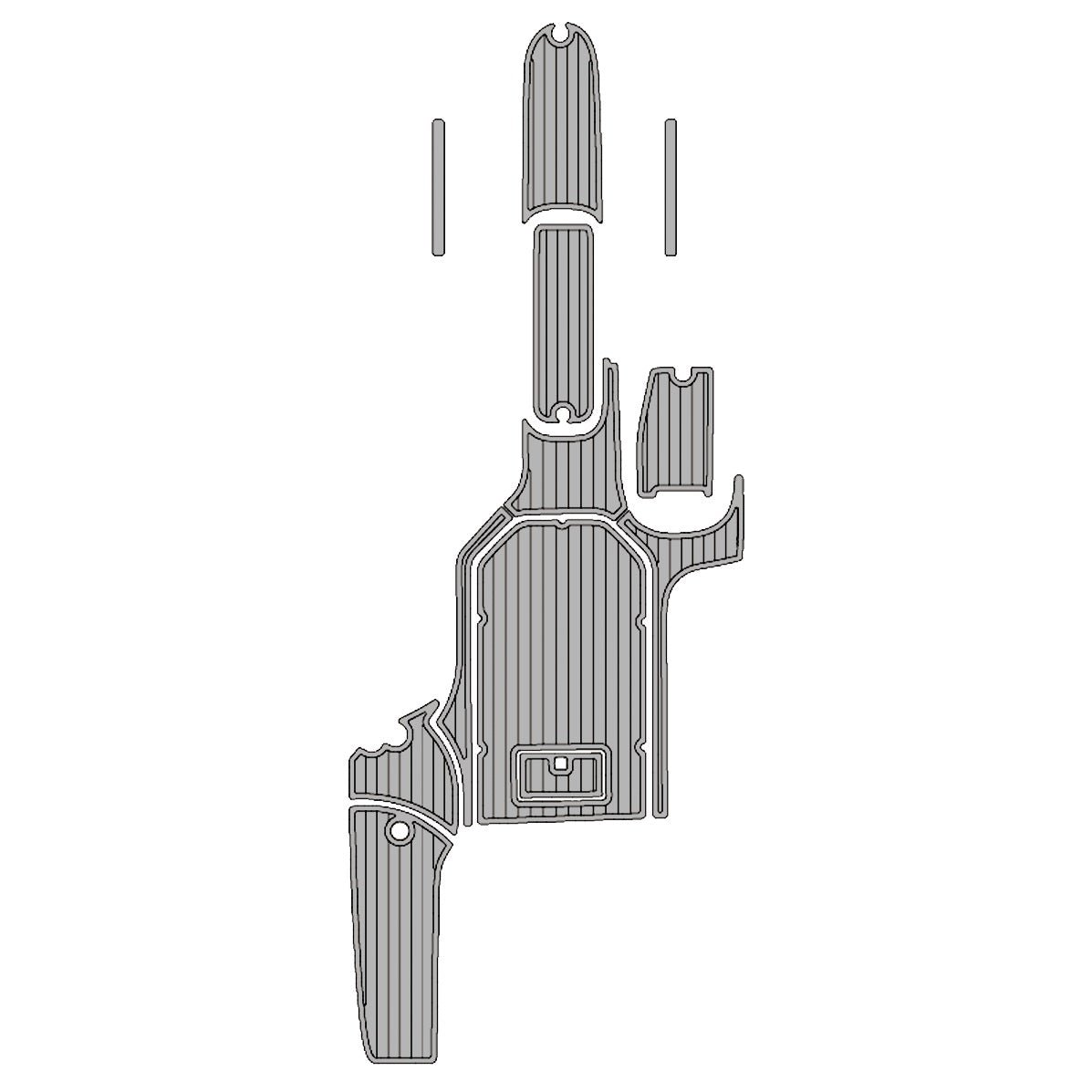 2006 Nautique SV211 EVA Foam Boat Decking Faux Teak Marine Flooring - HJDECK