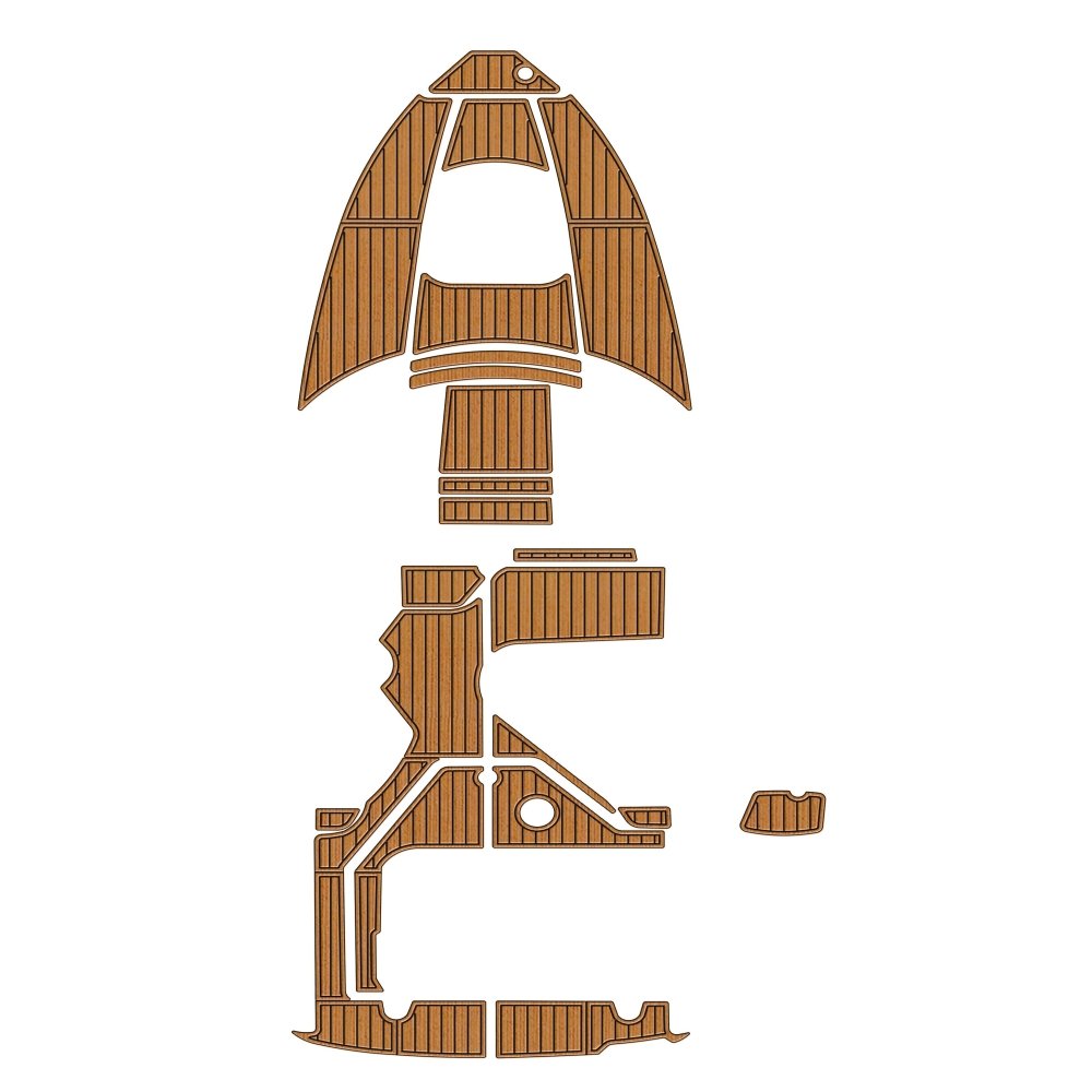 2006 Sea Ray 240 Sundancer Cockpit Swim Platform Pad EVA Foam Boat Deck Mat - HJDECK