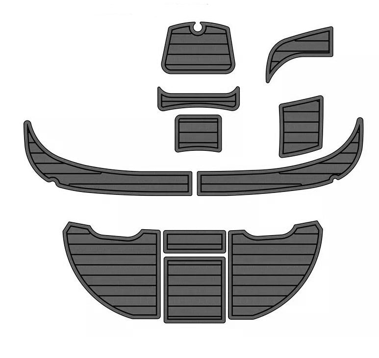 2006 Sea Ray 240 Sundeck Swim Platform Teak Deck Floor Mat - HJDECK