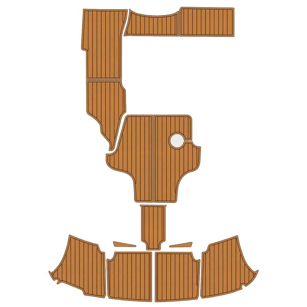 2006 Sea Ray 380 Sundancer Pre Cut Boat Flooring EVA Foam Decking Kits - HJDECK