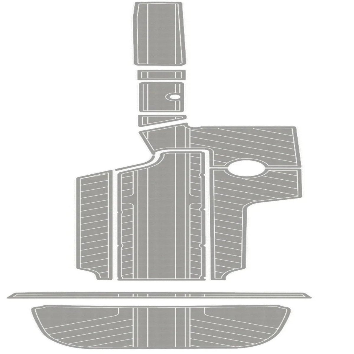 2007 - 2008 CENTURION ENZO SV240 EVA Foam Boat Deck Mat Flooring Marine Decking - HJDECK