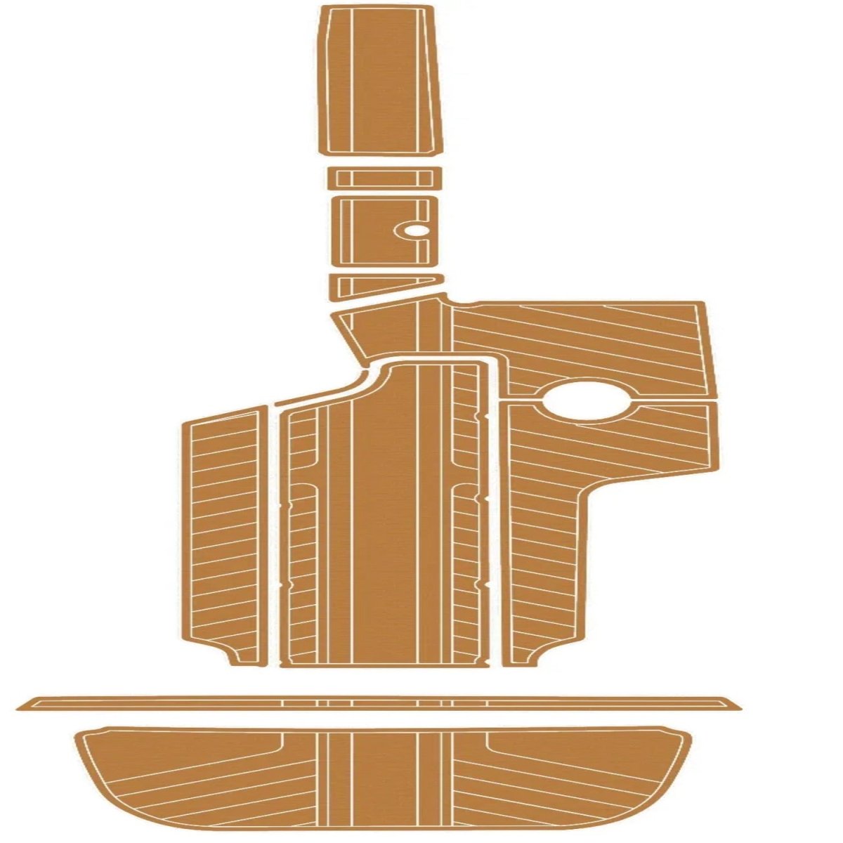 2007 - 2008 CENTURION ENZO SV240 EVA Foam Boat Deck Mat Flooring Marine Decking - HJDECK