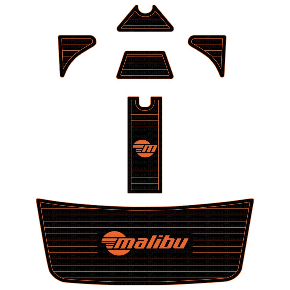 2007 - 2008 Malibu 23LSV (Fixed Ballast) EVA Foam Precut Boat Flooring Kit - HJDECK